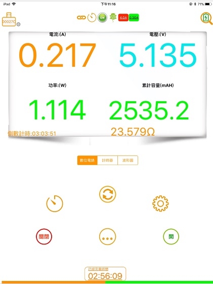 iPhone X 用 iPhone充電器 vs. iPad充電器 的 充電效能比較