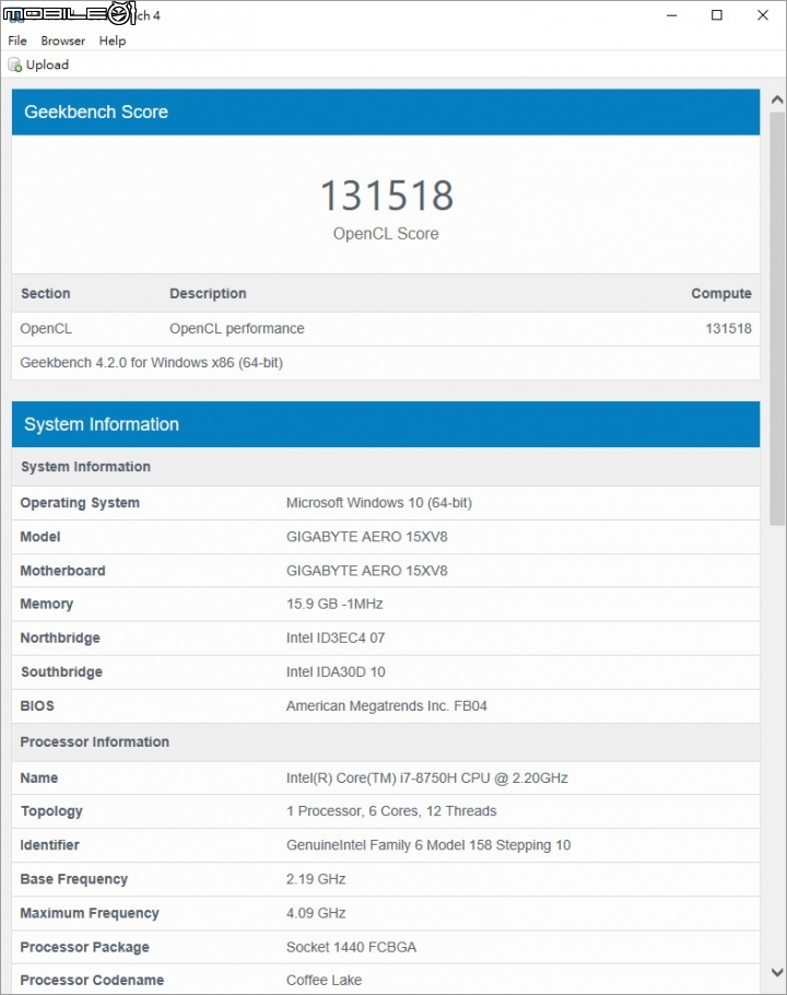 搭載 Intel 8 代六核心處理器 GIGABYTE AERO 15X 搶先實測