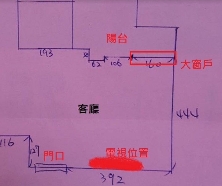 「求解」客廳電視的問題