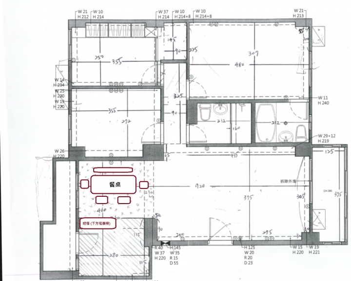 【 請益 】廚房以及用餐區域規劃