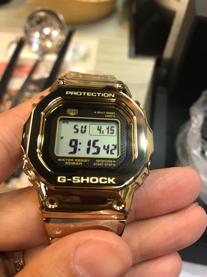 新手加入！人買我買，黃金GMW-B5000TFG-9 特別版！開箱文