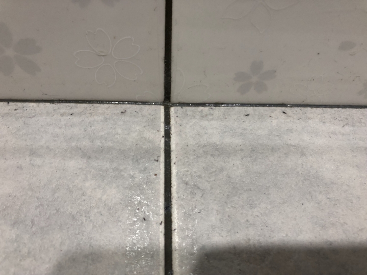 浴室磁磚上的防水膠怎麼清除?