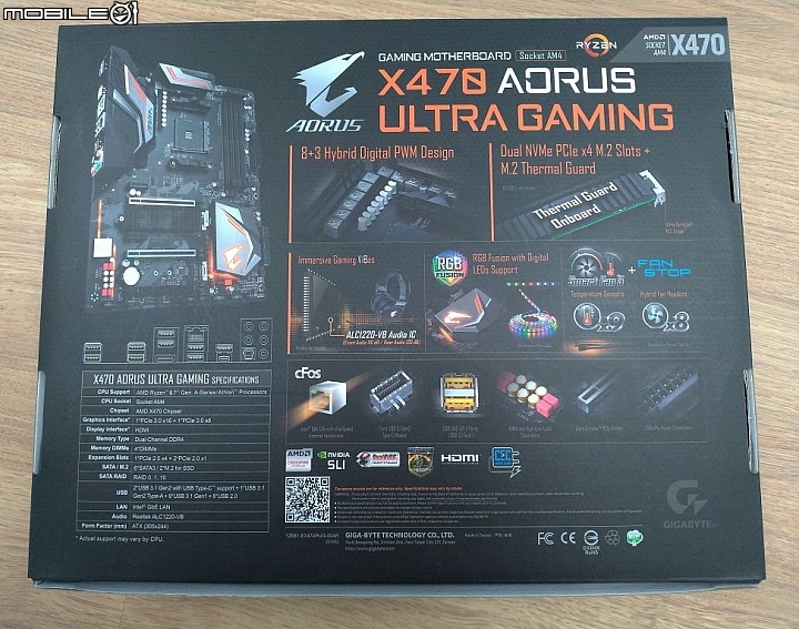 AMD X470 主機板 X470 AORUS ULTRA GAMING 首波速開箱!