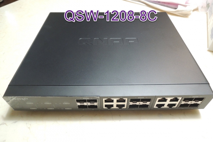 QNAP QSW-1208-8C 10GbE Switch 開箱分享