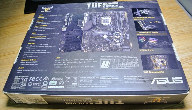 軍規之王 ASUS TUF H370-PRO GAMING 輕測試!