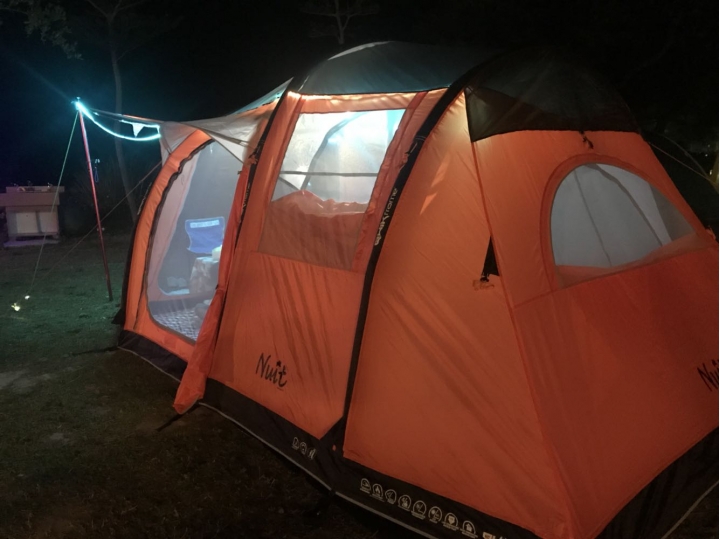 橙堡 努特 Nuit air tent NTG40 探險家 新手 超違規 充氣帳 開箱 田美虹橋