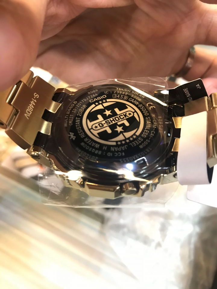 新手加入！人買我買，黃金GMW-B5000TFG-9 特別版！開箱文