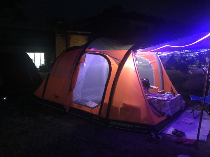 橙堡 努特 Nuit air tent NTG40 探險家 新手 超違規 充氣帳 開箱 田美虹橋