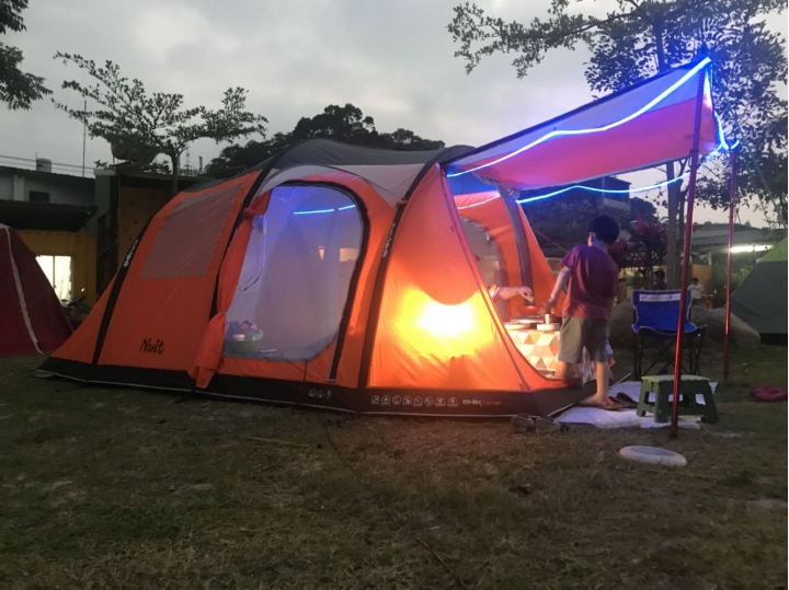 橙堡 努特 Nuit air tent NTG40 探險家 新手 超違規 充氣帳 開箱 田美虹橋