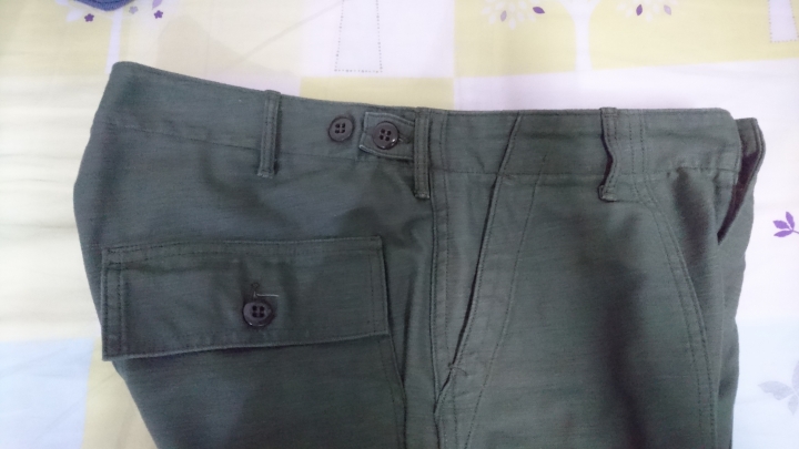 [開箱實穿]  orSlow 褲款  "SLIM FIT FATIGUE PANTS"