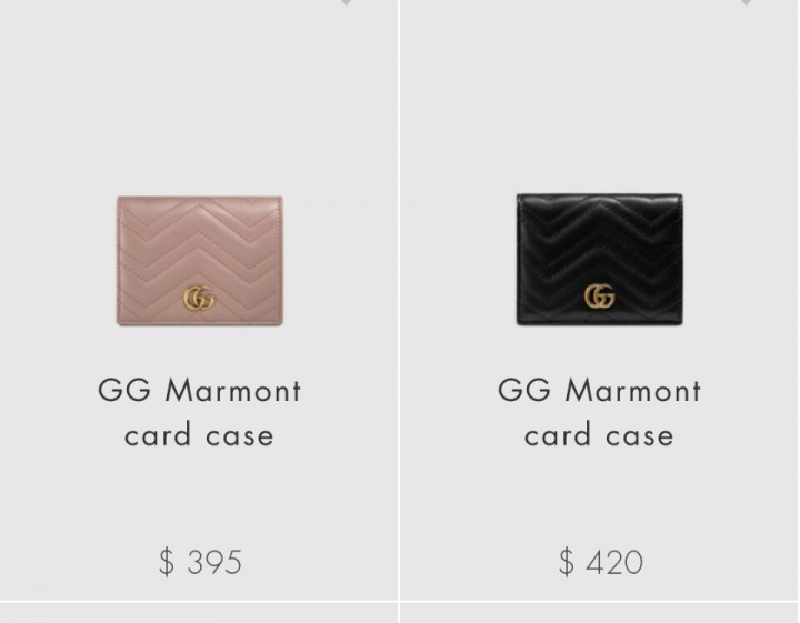 請問這款Gucci marmont 卡夾專櫃的價格
