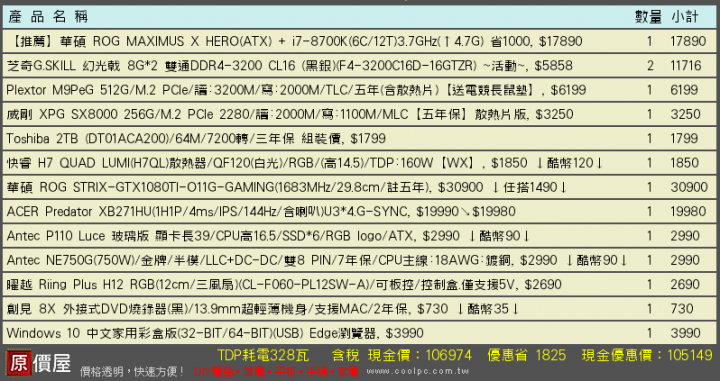 10萬主機(含螢幕) 主玩遊戲求健檢