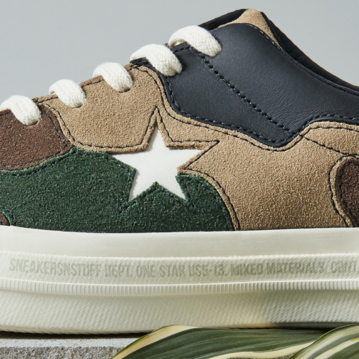 SNEAKERSNSTUFF與CONVERSE ONE STAR聯名系列近日開售