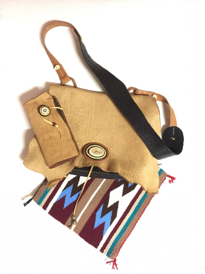 Ragcult 鹿革messenger bag