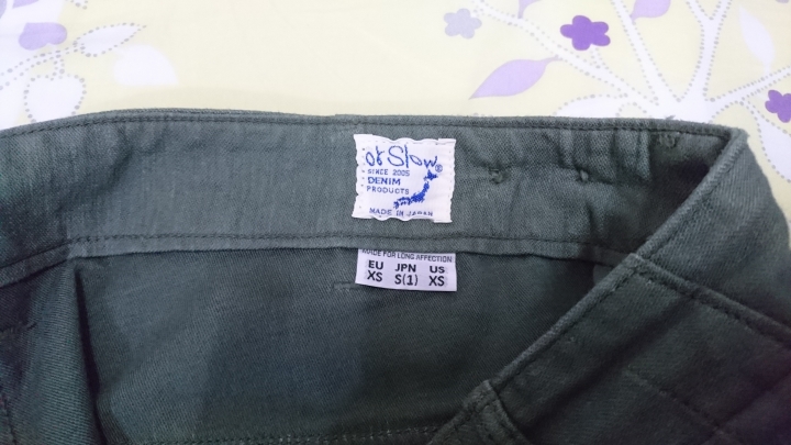 [開箱實穿]  orSlow 褲款  "SLIM FIT FATIGUE PANTS"