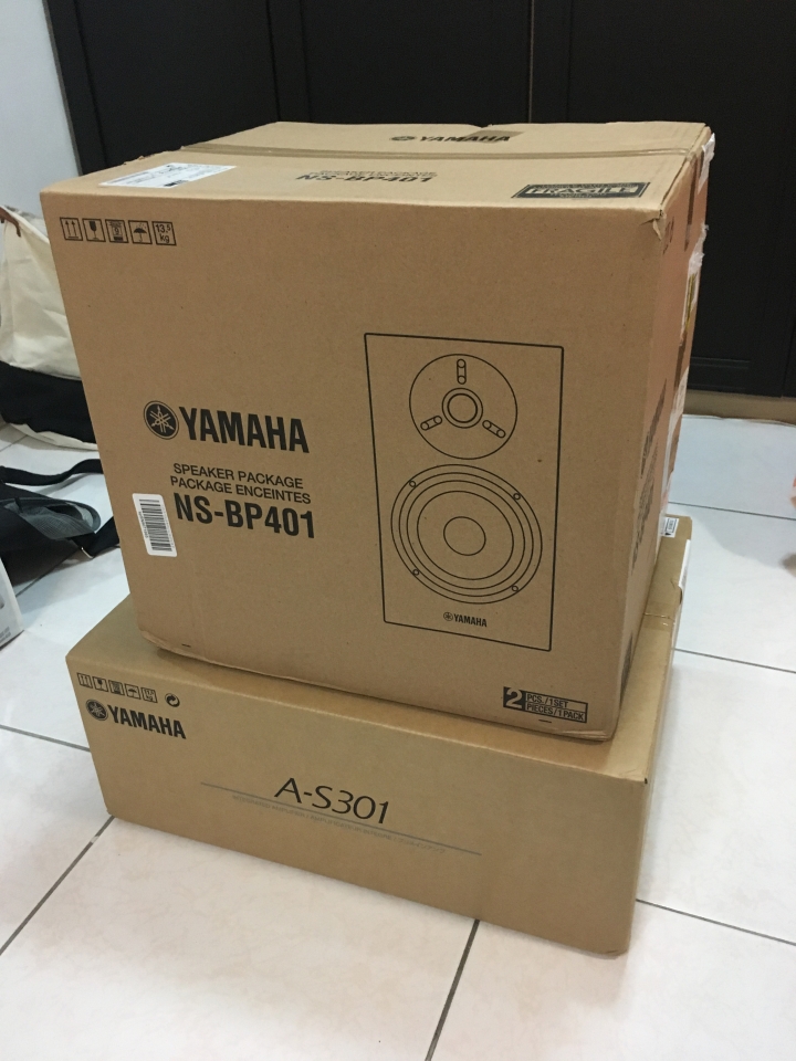 「開箱」我的第一套兩聲道Hi-Res系統 YAMAHA NS-BP401 + YAMAHA A-S301 + ASUS ESSENCE STX II