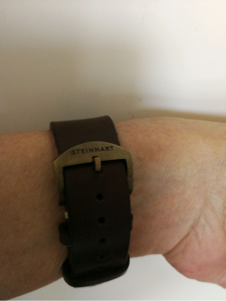steinhart 青銅表介紹德國牌子瑞士製做ETA2824机蕊帶上手分秒不差有如电子錶但在摇表器就每日+3秒