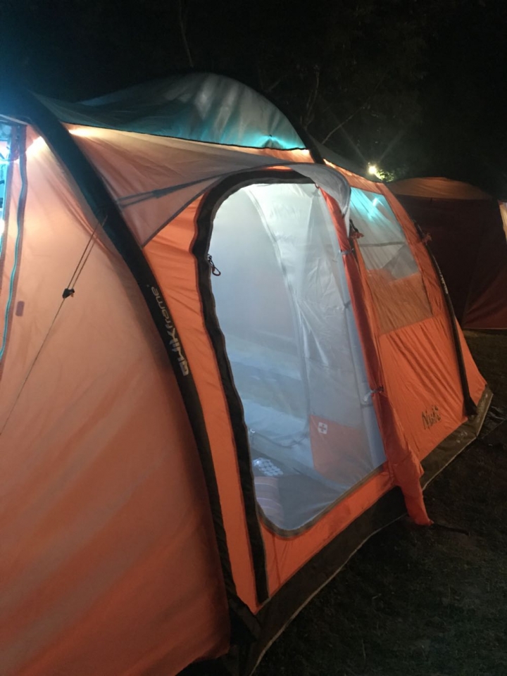 橙堡 努特 Nuit air tent NTG40 探險家 新手 超違規 充氣帳 開箱 田美虹橋