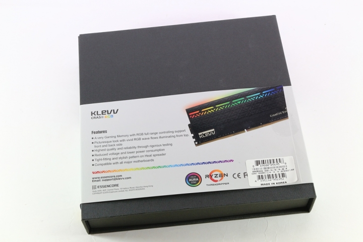 科賦KLEVV CRAS II RGB DDR4電競記憶體-酷炫RGB發光與超強悍效能兼得