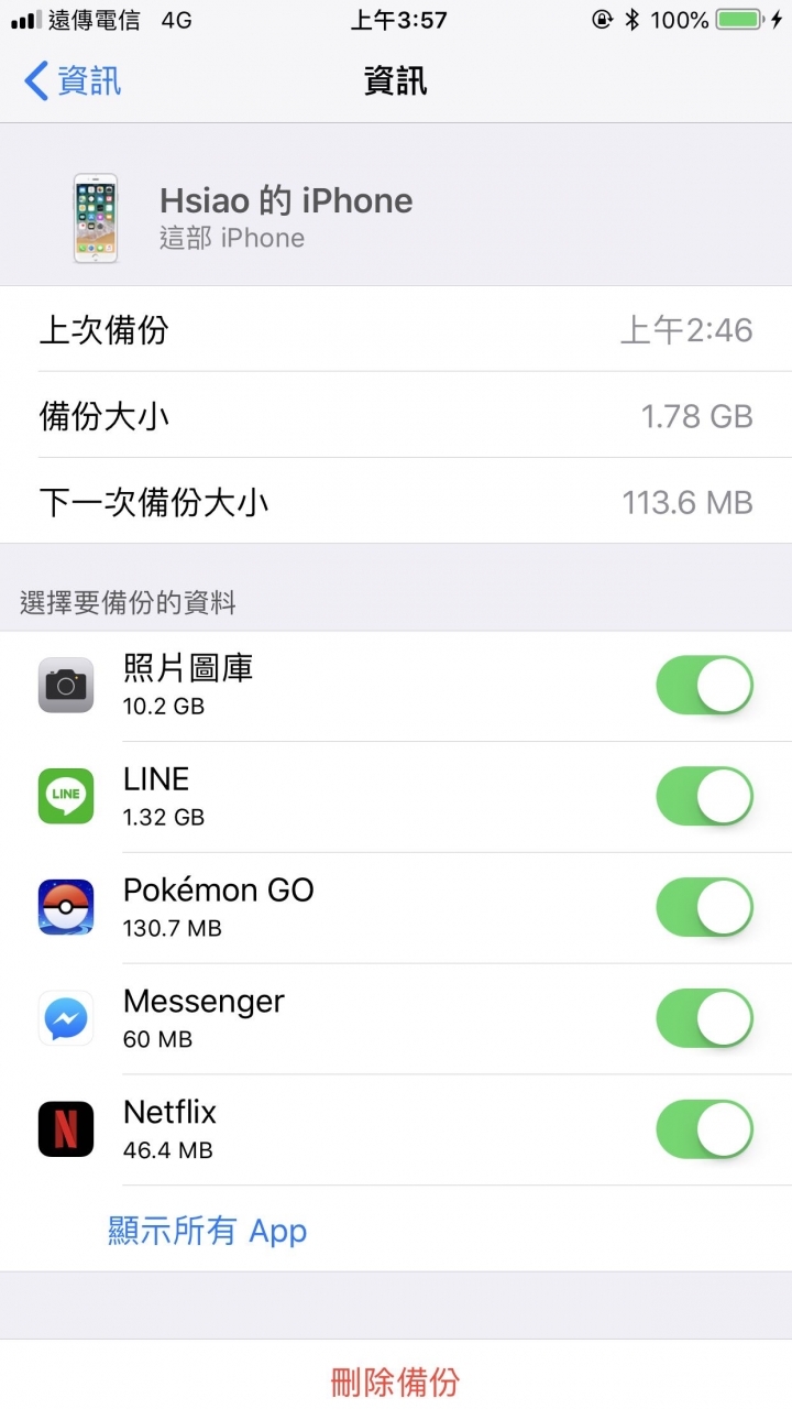 問有關iPhone iCloud 備份照片的笨問題！