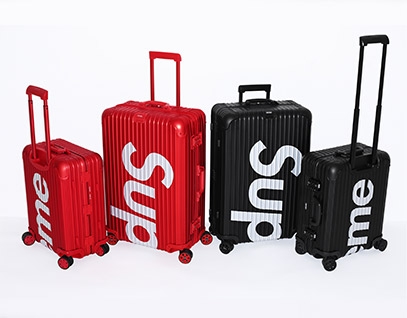 Supreme®/RIMOWA Topas Multiwheel suitcases