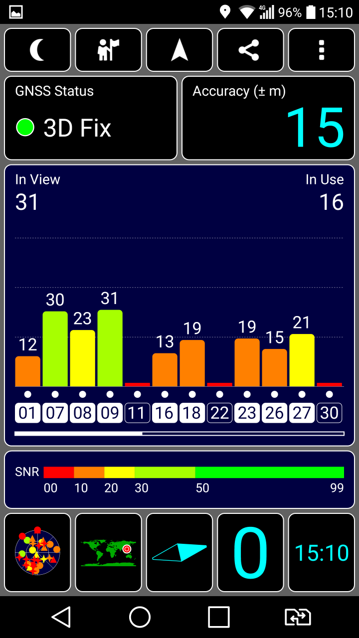LG G5 GPS調整