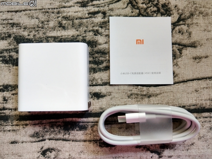 ［開箱］小米 PD USB-C電源適配器(45W)