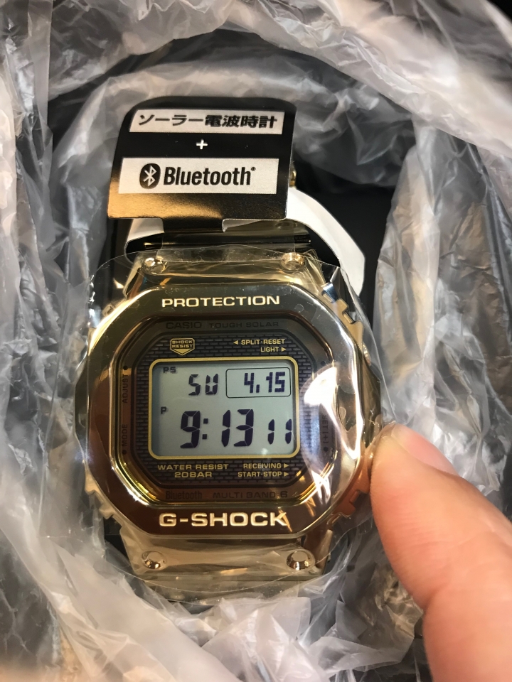 新手加入！人買我買，黃金GMW-B5000TFG-9 特別版！開箱文