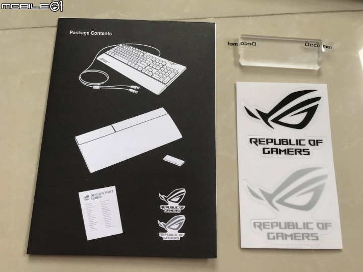 簡單分享 ROG Strix Flare機械式鍵盤（茶軸）
