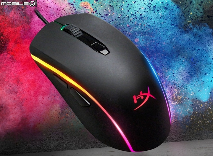 16000DPI原生解析度 HyperX Pulsefire Surge電競滑鼠
