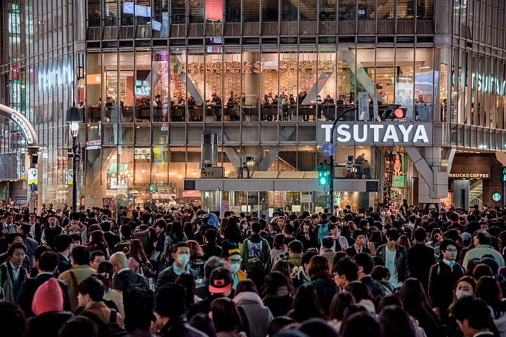[D750] 2017/11.東京明治神宮外苑銀杏祭、澀谷車站外十字路口夜景
