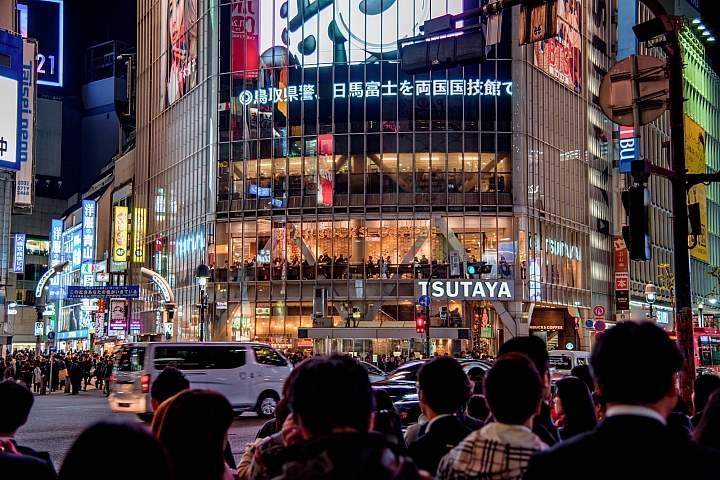 [D750] 2017/11.東京明治神宮外苑銀杏祭、澀谷車站外十字路口夜景