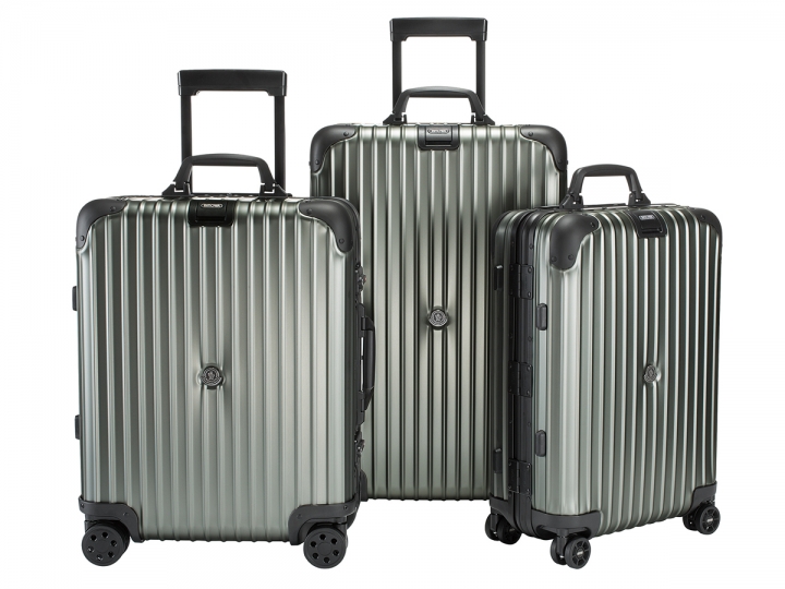 Supreme®/RIMOWA Topas Multiwheel suitcases