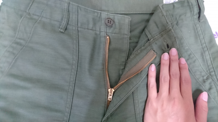 [開箱實穿]  orSlow 褲款  "SLIM FIT FATIGUE PANTS"