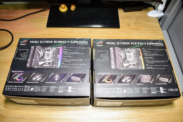 ASUS ROG STRIX H370I & B360I GAMING ITX小機板 輕開箱