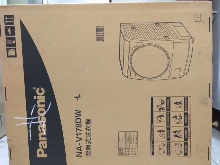 [開箱]Panasonic國際牌 16公斤 變頻 滾筒洗衣機 NA-V178DW 炫亮銀  心得分享