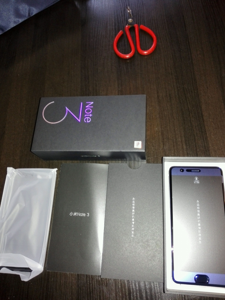 小米Note3简易开箱