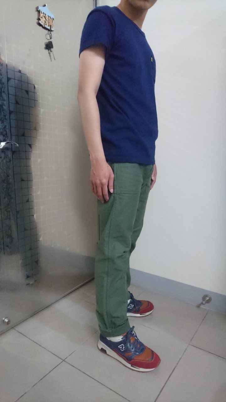 [開箱實穿]  orSlow 褲款  "SLIM FIT FATIGUE PANTS"