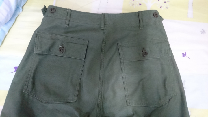 [開箱實穿]  orSlow 褲款  "SLIM FIT FATIGUE PANTS"