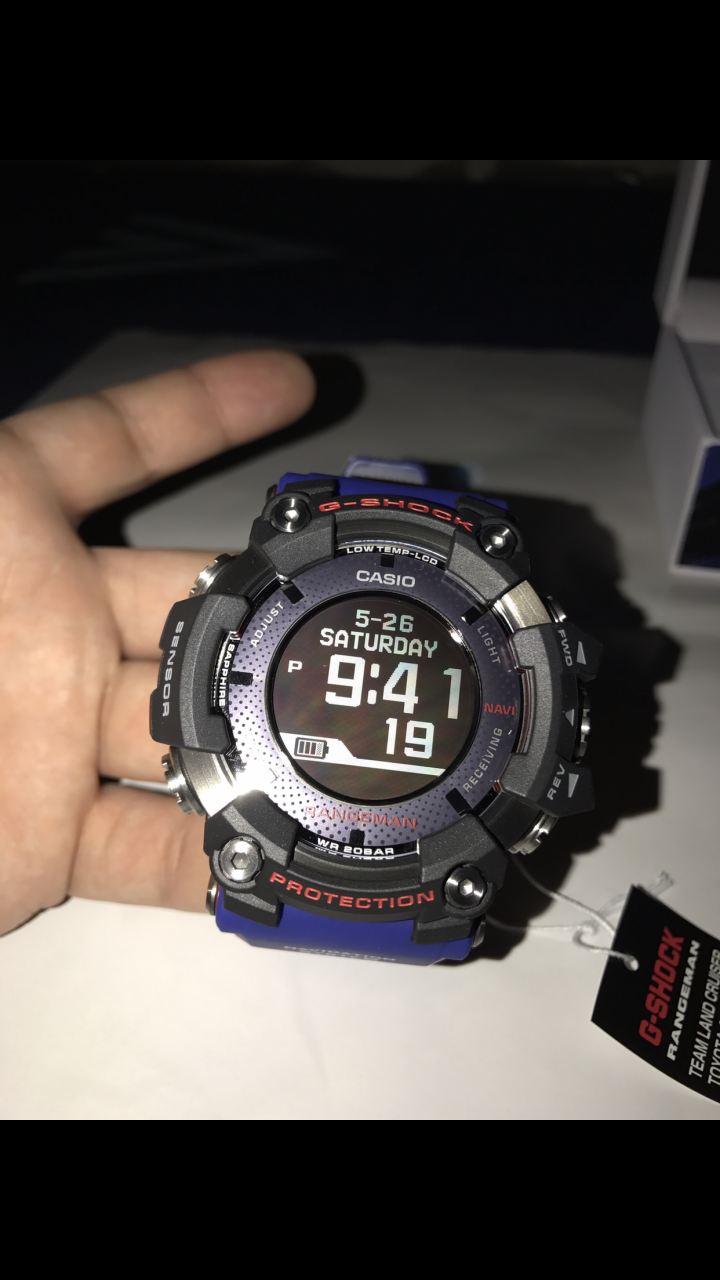 CASIO RANGEMAN GPR-B1000TLC-1JR 藍色 TOYOTA 車隊版 不專業開箱文