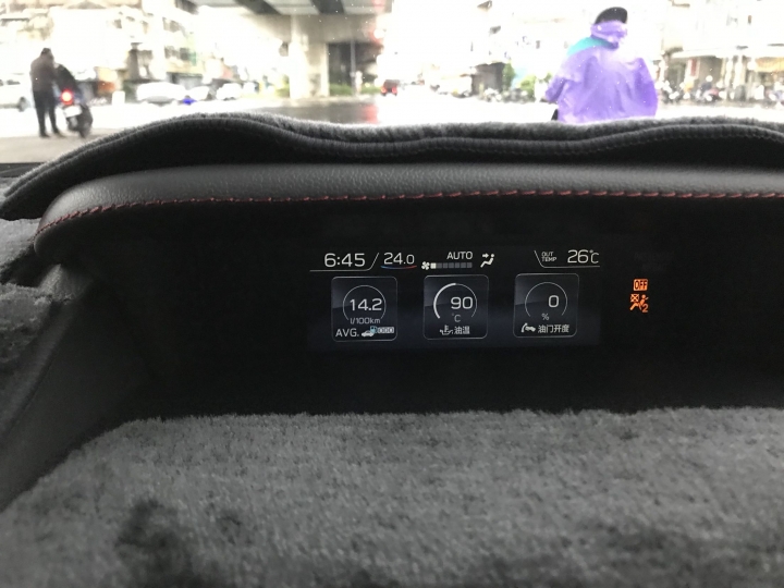18年式WRX這幾個表頭內容看不懂...