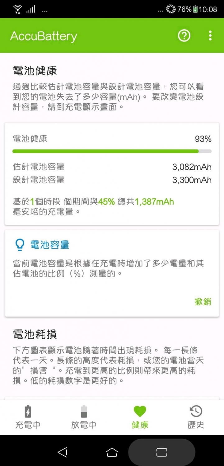 zs570kl推薦使用 accubuttery檢測電池是否異常此文章純粹想抱怨一下，昨天的檢測結果…