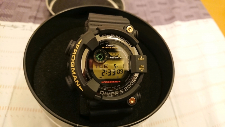 開箱 35週年 ORIGIN GOLD 二代蛙人