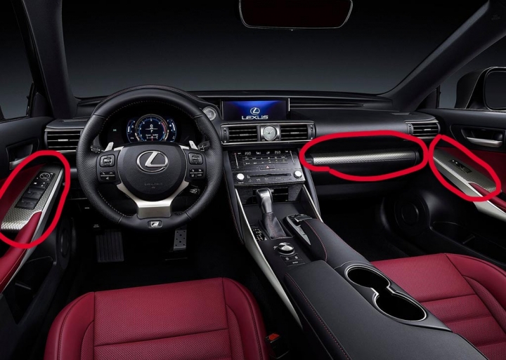18/18  IS300 F Sport  請教內裝問題