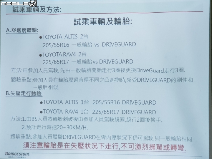 體驗活動心得:挑戰《普利司通Driveguard失壓續跑胎》試胎任務！參加就有機會得3000獎金！係金哩~