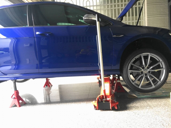 Golf R 1.5萬km DIY 更換前差速器油