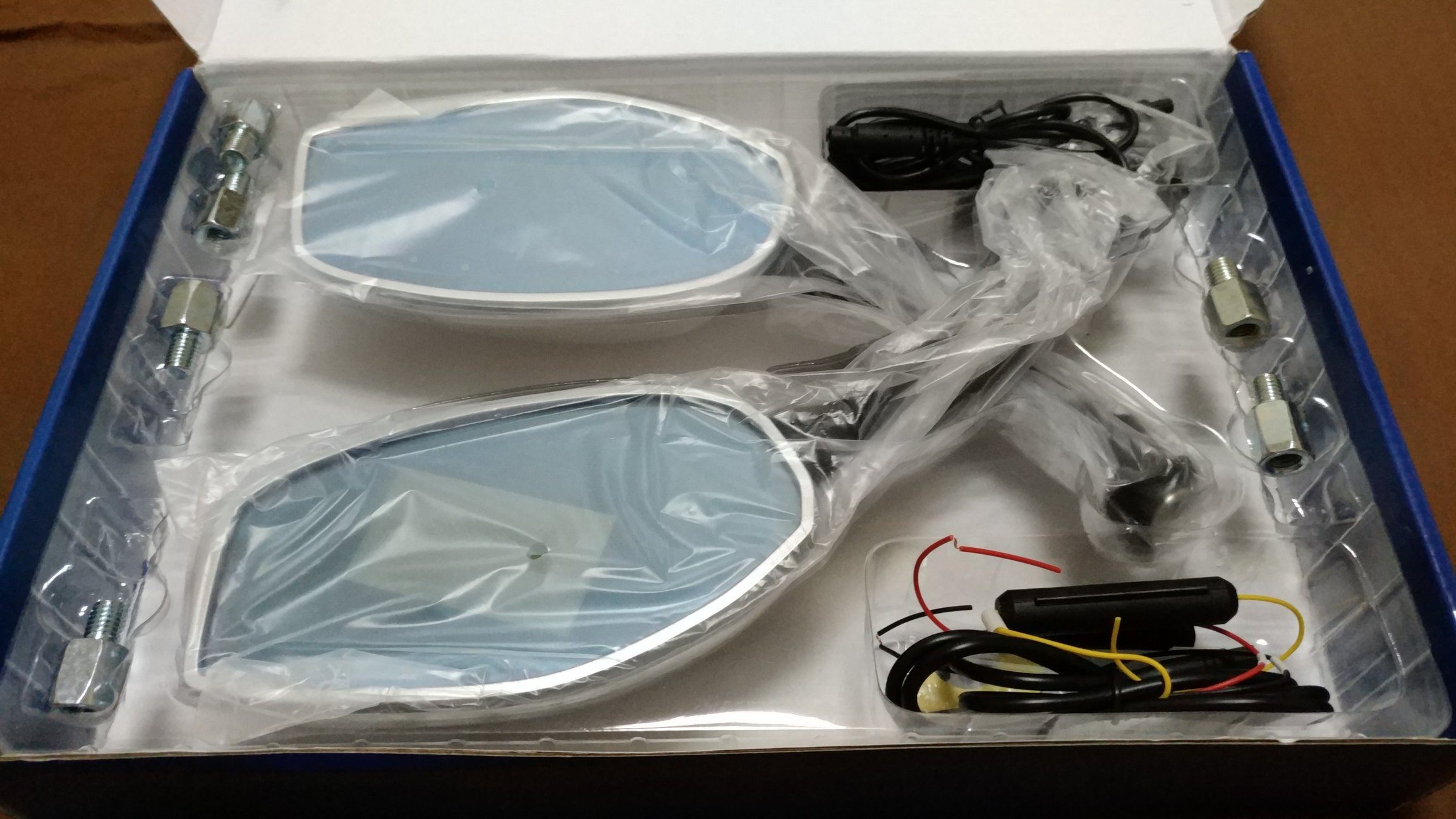 淘寶 機車用後視鏡型前後雙錄行車紀錄器 開箱