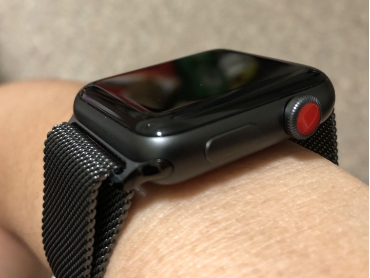 ［分享］AW3太空灰鋁合金+原廠黑米蘭錶帶