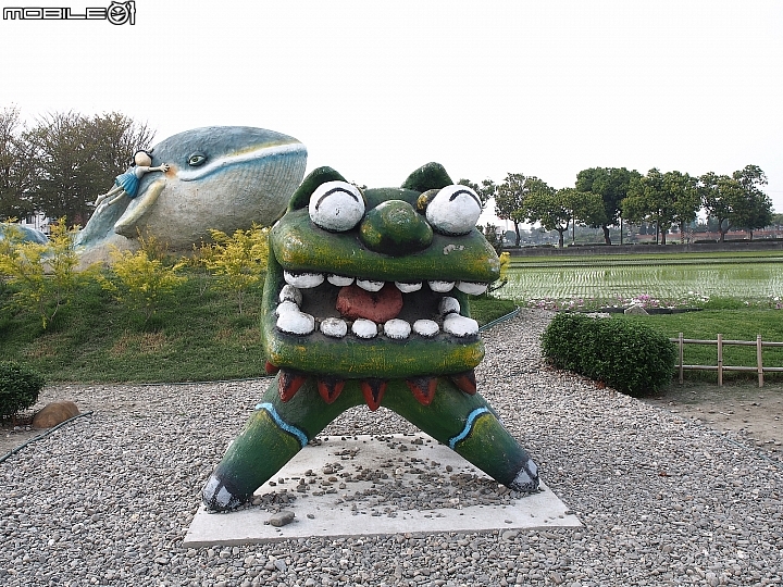 點我看大圖 雲林 西螺 埤頭繪本公園 -- 很久很久以前有一座三合院