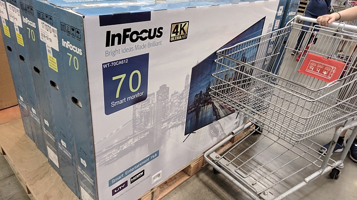 好市多Costco Infocus 70吋 4K HDR 電視,有人有使用心得嗎?